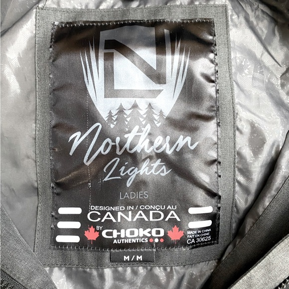 Northern Lights GMC Charcoal Grey Light Weather Resistant Jacket M - Picture 3 of 15